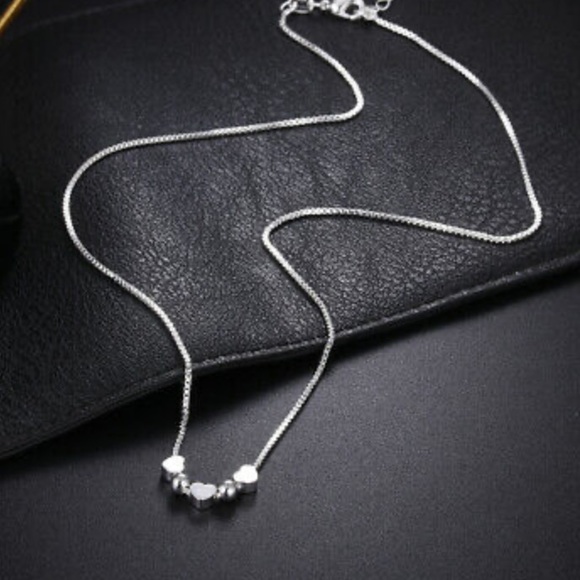 NEW 925 sterling silver necklace/bracelet set - Picture 3 of 5